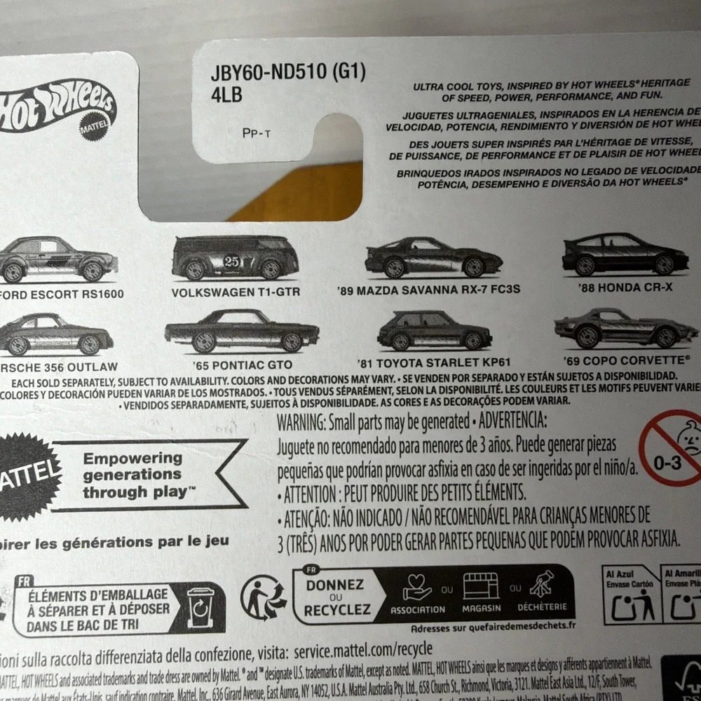 2024 Hot Wheels ULTRA HOTS 1/8 '70 FORD ESCORT RS1600 Gold Target Near‎ Mint